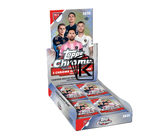 2025 Topps Chrome MLS Hobby Box