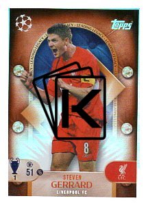 2025-26 Topps Champions League  Leading Legacies 272 Steven Gerrard (Liverpool FC)