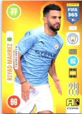 fotbalová karta Panini Adrenalyn XL FIFA 365 2021 Team Mate 136 Riyad Mahrez Manchester City