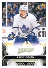 2020-21 UD MVP 196 Zach Hyman - Toronto Maple Leafs