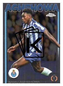 fotbalová kartička 2024-25 Topps Chrome UCC 110 Samu Aghehowa, FC Porto