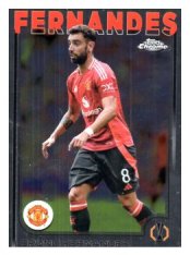 fotbalová kartička 2024-25 Topps Chrome 152 Bruno Fernandes, Manchester United