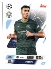 fotbalová kartička 2025-26 Topps Match Attax UCC 58 Rodri (Manchester City)