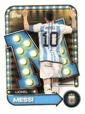 fotbalová kartička 2026 Topps Name in Lights 26 Lionel Messi (Argentina)
