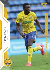 fotbalová kartička SportZoo 2020-21 Fortuna Liga Gold Limited 68 Youba Dramé FC Fastav Zlín /99