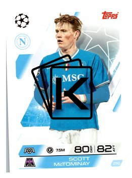 fotbalová kartička 2025-26 Topps Match Attax UCC 250 Scott McTominay (SSC Napoli)