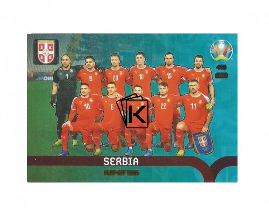 Panini Adrenalyn XL UEFA EURO 2020 Play-off Team 465 Serbia