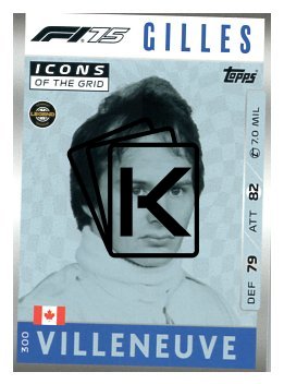 2025 Topps Turbo Attax F1  Icons of the Grid   300 Gilles Villeneuve