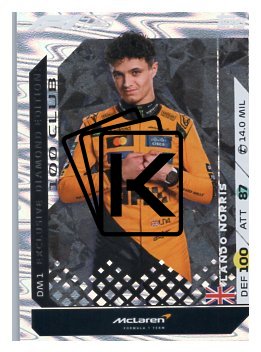 2025 Topps Turbo Attax F1  McLaren Diamond Edition DM1 Lando Norris