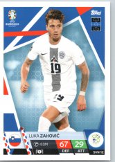 fotbalová karta Topps Match Attax EURO 2024 SVN12 Luka Zahović (Slovenia)