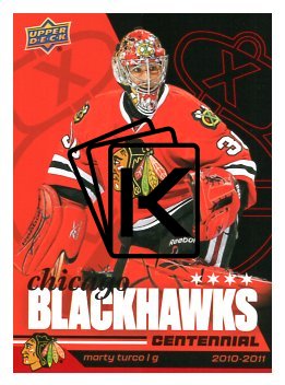 2025-26 Upper Deck Centennial Chicago Blackhawks 93 Marty Turco