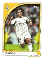 fotbalová kartička 2025-26 Topps Team set Real Madrid CF 20 Endrick