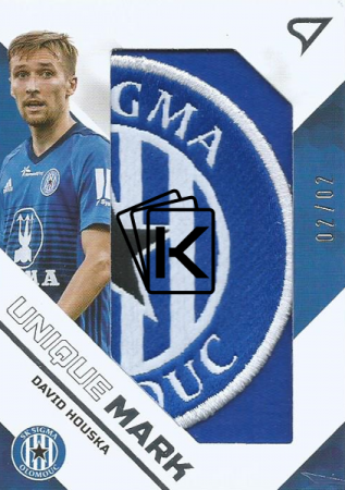 2020-21 SportZoo Fortuna Liga Unique  Mark UM23 David Houska Logo 2/2