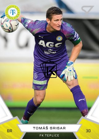 fotbalová kartička 2021-22 SportZoo Fortuna Liga 136 Tomáš Grigar FK Teplice