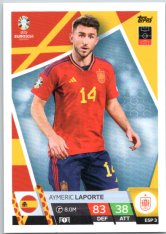 fotbalová karta Topps Match Attax EURO 2024 ESP3 Aymeric Laporte (Spain)