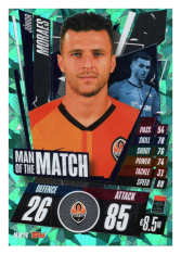 fotbalová kartička Topps Match Attax Champions League 2020-21 Man of the Match MM26 Júnior Moraes - FC Shakhtar Donetsk