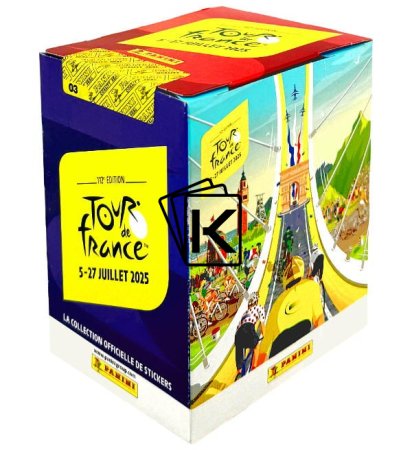 2025 Panini Tour de France Box samolepek (36 balíčků)