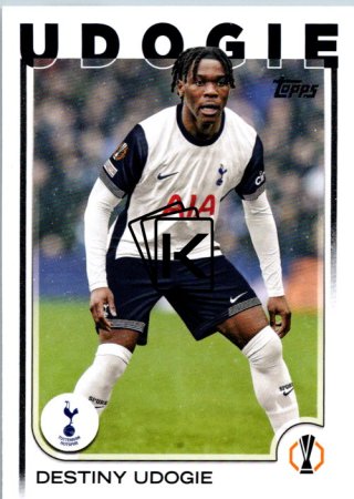 fotbalová kartička 2024-25 Topps UEFA Club Competitions Flagship 71 Destiny Udogie Tottenham Hotspur