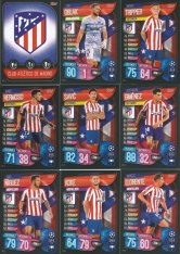2019-20 Topps Match Attax Champions League Týmový set Atletico Madrid