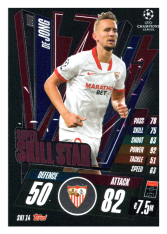 fotbalová kartička 2020-21 Topps Match Attax Champions League Extra Super Skill Star SKI14 Luuk de Jong Sevilla FC