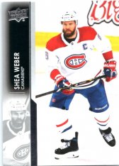 hokejová karta 2021-22 UD Series One 100 Shea Weber - Montreal Canadiens