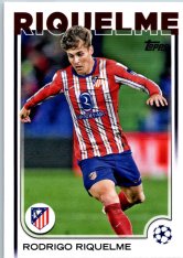 fotbalová kartička 2024-25 Topps UEFA Club Competitions Flagship 37 Rodrigo Riquelme Atletico de Madrid