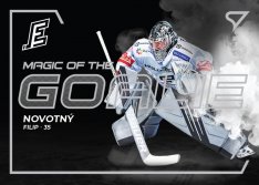 hokejová kartička 2021-22 SportZoo Tipsport Extraliga Magic of the Goalie MG-14 Filip Novotný HC Enegrie Karlovy Vary