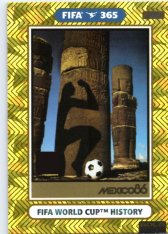 fotbalová karta Panini Adrenalyn XL FIFA 365 2021 FIFA World Cup History 382 Mexico 1986