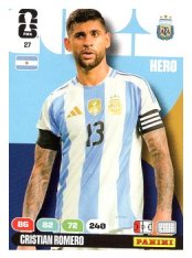 fotbalová kartička World Cup 2026 Adrenalyn XL 26 Cristian Romero (Argentina)