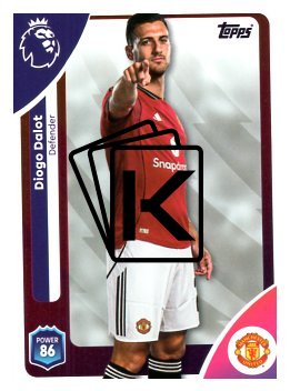 fotbalová kartička 2025-26 Topps  Premier League 204 Diogo Dalot (Manchester United)