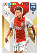 Fotbalová kartička Panini Adrenalyn XL FIFA 365 - 2020 Team Mate 291 Carel Eiting AFC Ajax