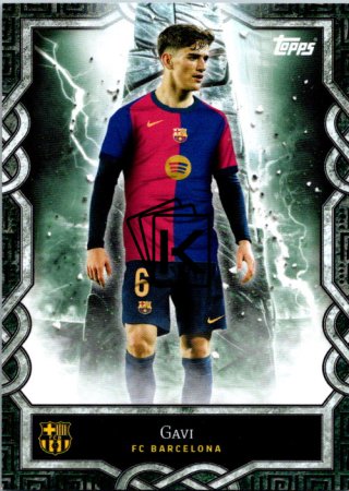 fotbalová kartička 2024-25 Topps FC Barcelona Fan Set Monolith MO-6 Gavi