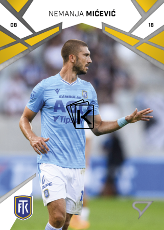 Fotbalová kartička 2024-25 SportZoo Chance Liga Serie 1 FK Teplice Nemanja Micevic 88