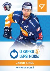 hokejová kartička 2021-22 SportZoo Live Tipsport Extraliga O Kapku Lepší Hokej  KN-04 Jakub Kindl HC Škoda Plzeň /35