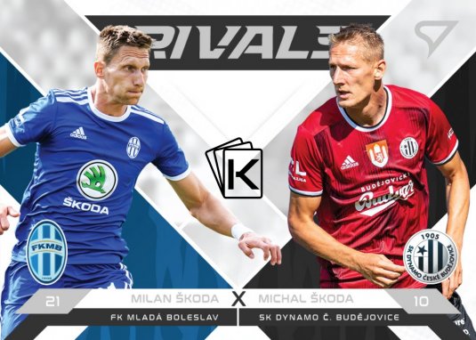 fotbalová kartička 2021-22 SportZoo Fortuna Liga Rivals R-SS Milan Škoda - Michal Škoda