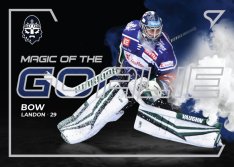 hokejová kartička 2021-22 SportZoo Tipsport Extraliga Magic of the Goalie MG-18 Landon Bow Rytíři Kladno