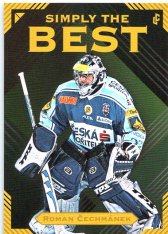 Legendary Cards Simply The Best 31 Roman Čechmánek 2005 HC Vsetín