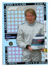 2025 Topps Turbo Attax F1  100 Club  356 Mika Hakkinen