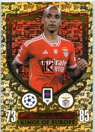 2023-24 Topps Match Attax EXTRA UEFA Club Competition Kings of Europe 301João Mario (SL Benfica)