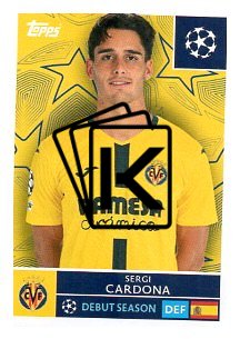 2025-26 Topps Champions League   Villarreal CF 469 Sergi Cardona