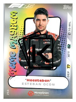 2025 Topps Turbo Attax F1 Moneygram Haas Meme Mayhem HP 254 Esteban Ocon