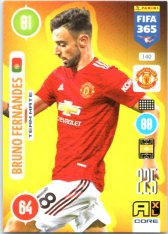 fotbalová karta Panini Adrenalyn XL FIFA 365 2021 Team Mate 140 Bruno Fernandes Manchester United