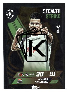 fotbalová kartička 2025-26 Topps Match Attax UCC 447 Dominic Solanke (Tottenham Hotspur)