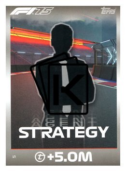 2025 Topps Turbo Attax F1 Strategy Card 5 Agent