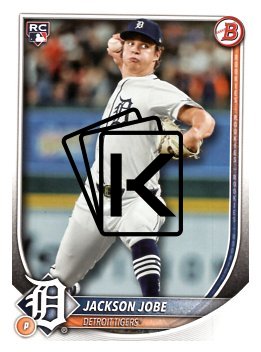 Baseballová karta 2025 Bowman 50 Jackson Jobe, Detroit Tigers (RC)