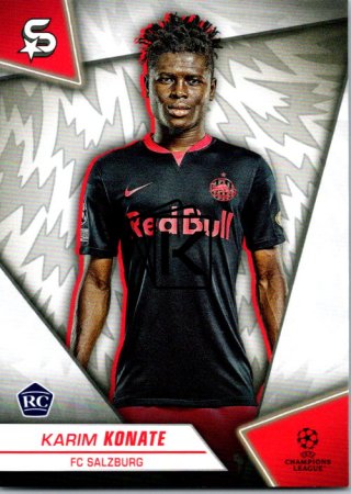 Fotbalová kartička 2023-24 Topps Superstars UEFA Club Competitions 70 Karim Konate (FC Salzburg) – RC