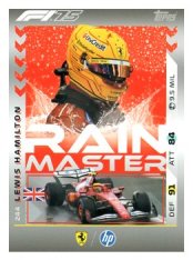 2025 Topps Turbo Attax F1 Scuderia Ferrari Rainmaster HP 244 Lewis Hamilton