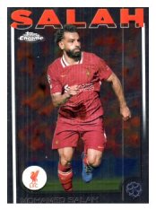 fotbalová kartička 2024-25 Topps Chrome UCC 87 Mohamed Salah, Liverpool FC