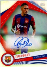 2023-24 Topps FC Barcelona Fan Set BA-RA Raphinha Auto