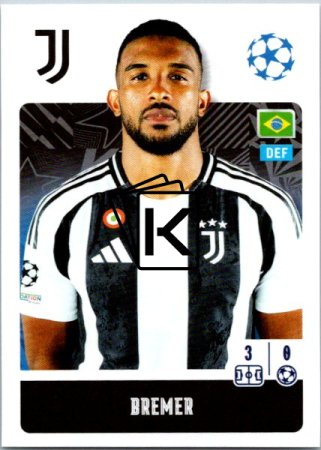 2024-25 Topps Champions League 250 Bremer (Juventus)